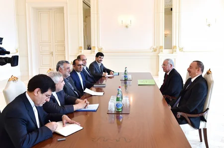 President Ilham Aliyev received delegation led by Iranian Minister of Agriculture