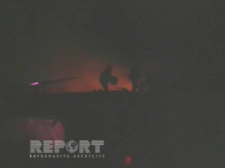 Qubada yerli sakinə məxsus ev yanıb - FOTO