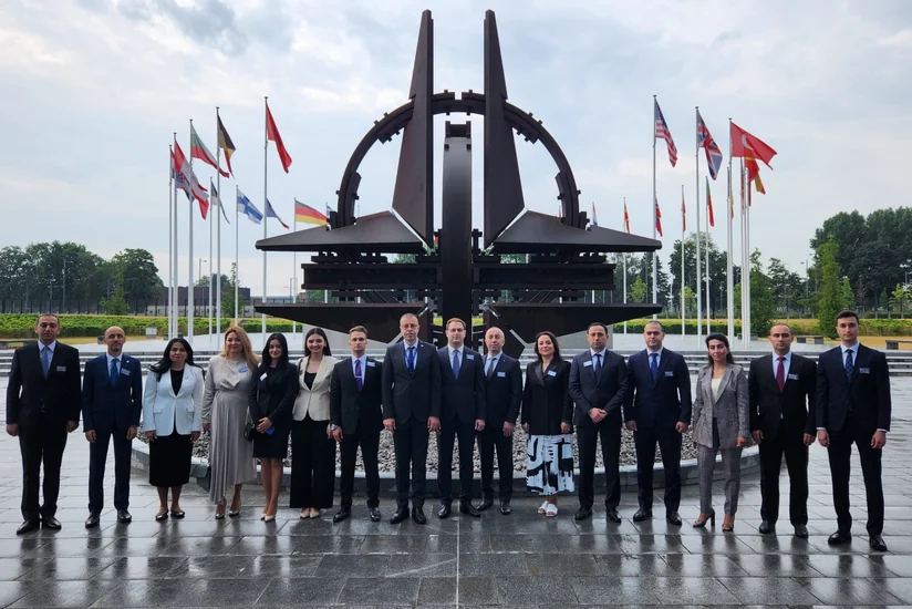 Officials of Azerbaijani state authorities study NATO's experience in countering disinformation in Brussels