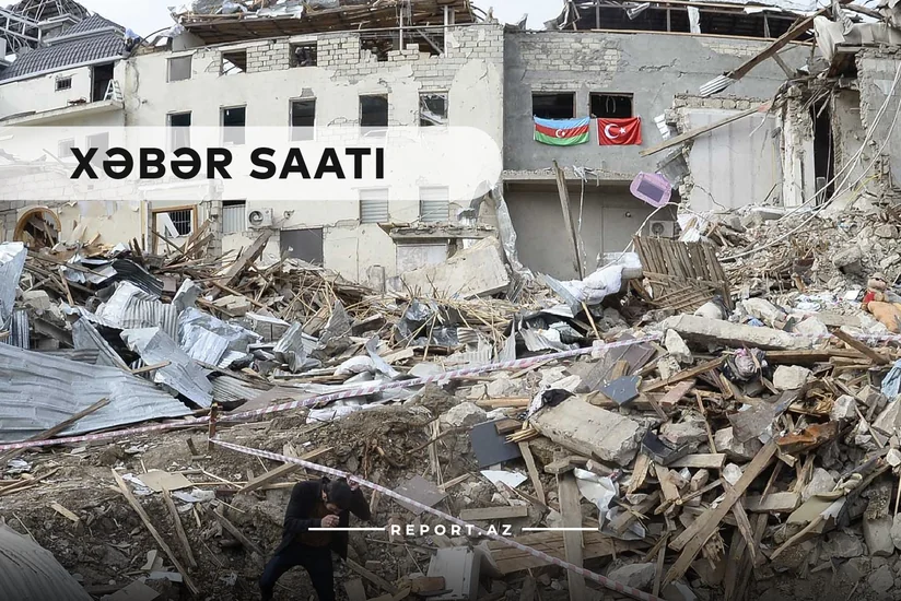 Xəbər saatı: Mülki əhaliyə dəyən ziyan hesablanır