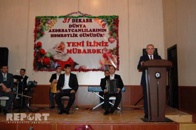 Qobustanda Dünya Azərbaycanlılarının Həmrəylik Günü və Yeni il münasibətilə tədbir keçirilib