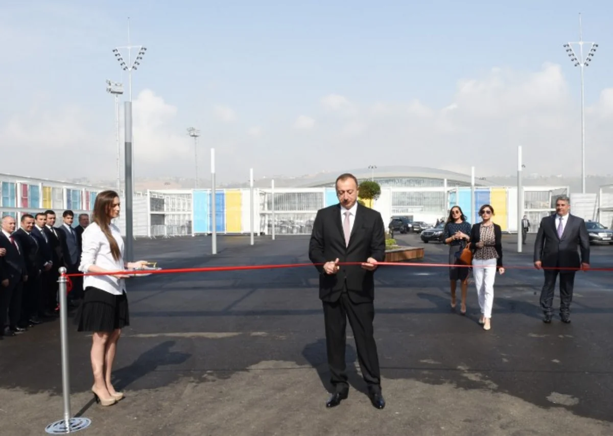 Prezident İlham Əliyev və xanımı Avropa Oyunları Parkının açılışında iştirak ediblər