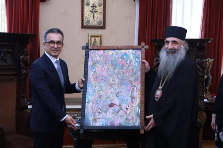 Komitə sədri Gürcüstan Katalikosu ilə din sahəsində əlaqələrin genişləndirilməsini müzakirə edib