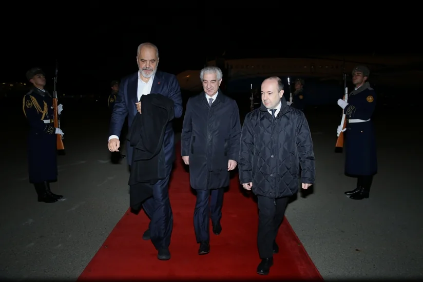 Albaniyanın Baş naziri Azərbaycana işgüzar səfərə gəlib