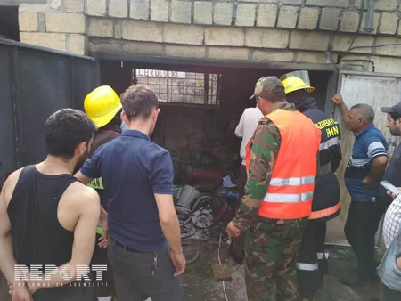 На АЗС в Азербайджане произошел пожар