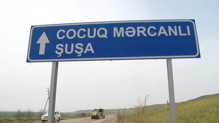 Cocuq Mərcanlı yolunun tikintisi yekunlaşmaq üzrədir - VİDEO