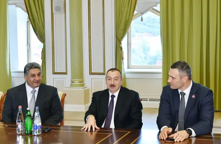President Ilham Aliyev receives participants of 55th Convention of World Boxing Council