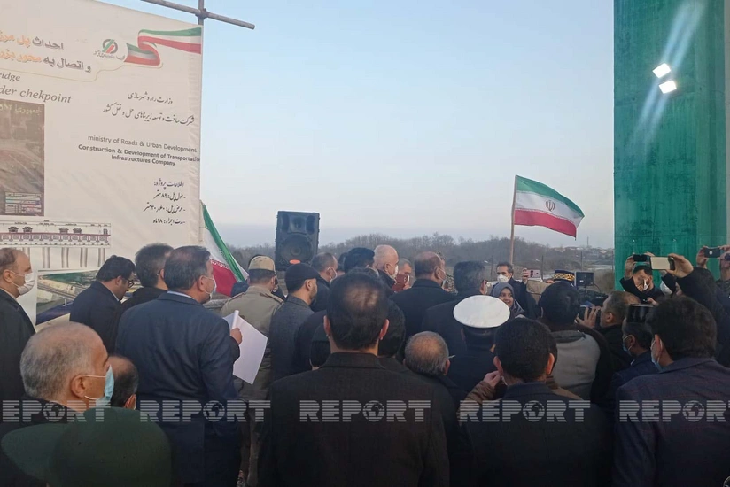 Состоялась церемония закладки автодорожного моста между Азербайджаном и Ираном