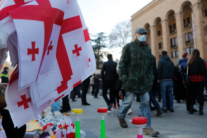 В Тбилиси проходит митинг против повышения цен на топливо