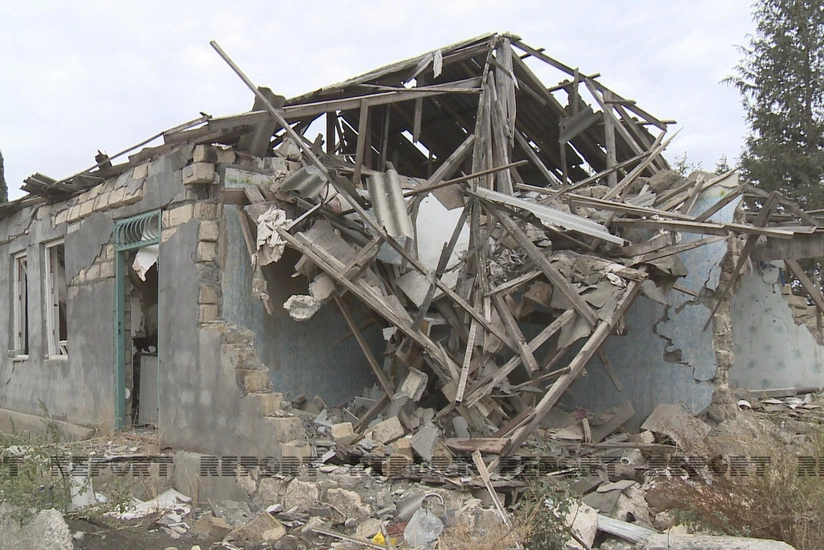 House in Azerbaijan’s Tartar destroyed by rocket attacks to be preserved as museum