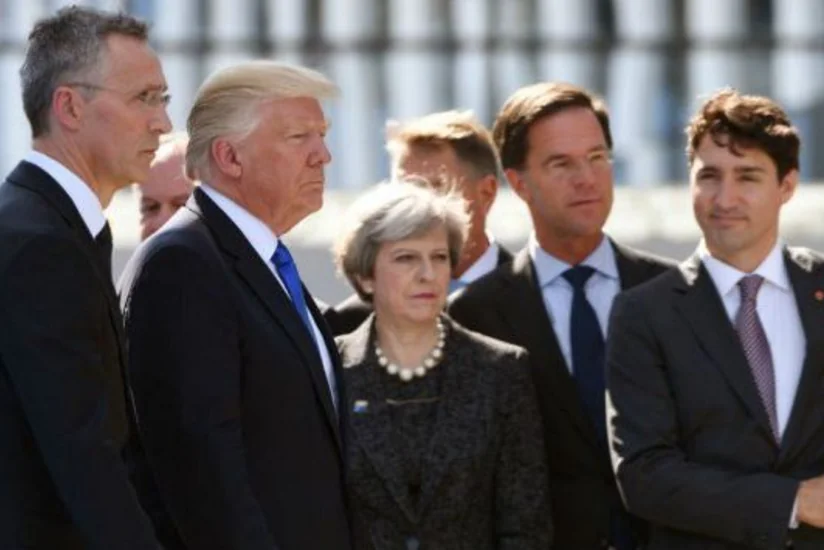 Donald Tramp G7 liderlərinin birgə fotoçəkilişinə gecikib