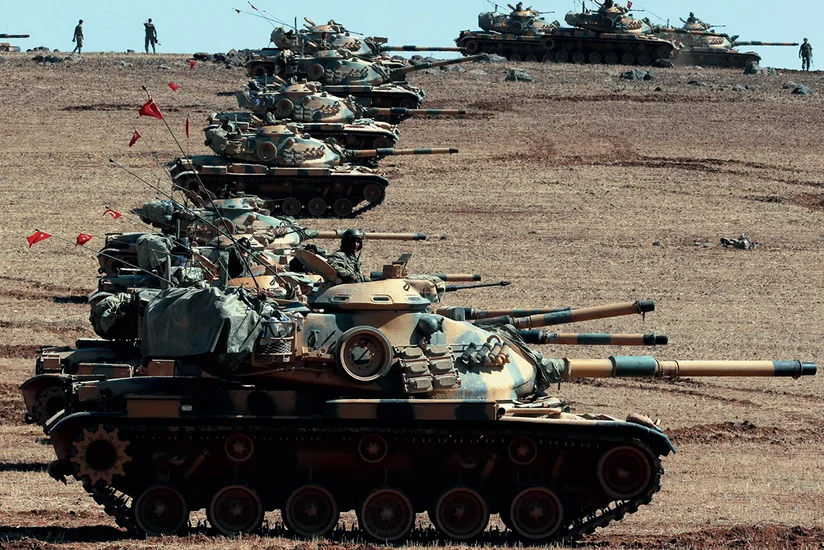 Turkish military hits 71 ISIS targets in northern Syria