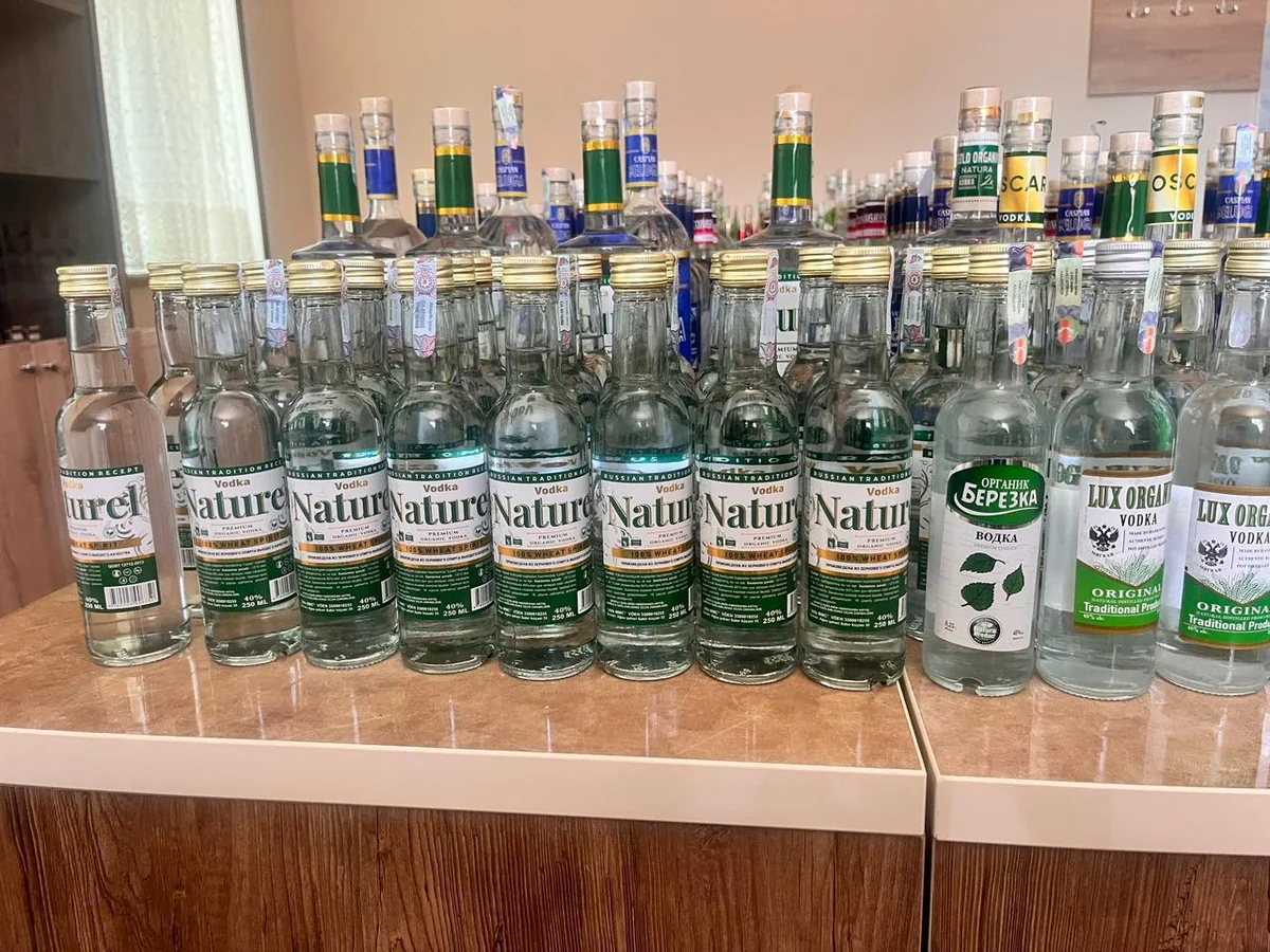Naxçıvanda saxta alkoqollu içkilər aşkarlanıb