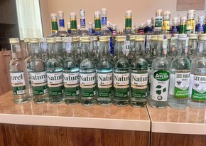 Naxçıvanda saxta alkoqollu içkilər aşkarlanıb
