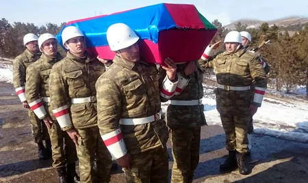 Şəhidin cənazəsi Bakıya yola salınıb