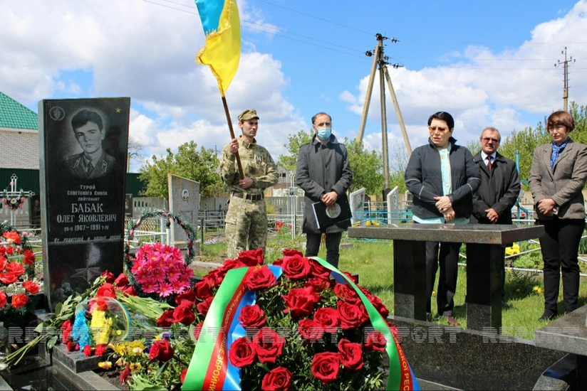 Azerbaijan Embassy in Ukraine commemorates Oleg Babak killed by Armenians in Gubadli