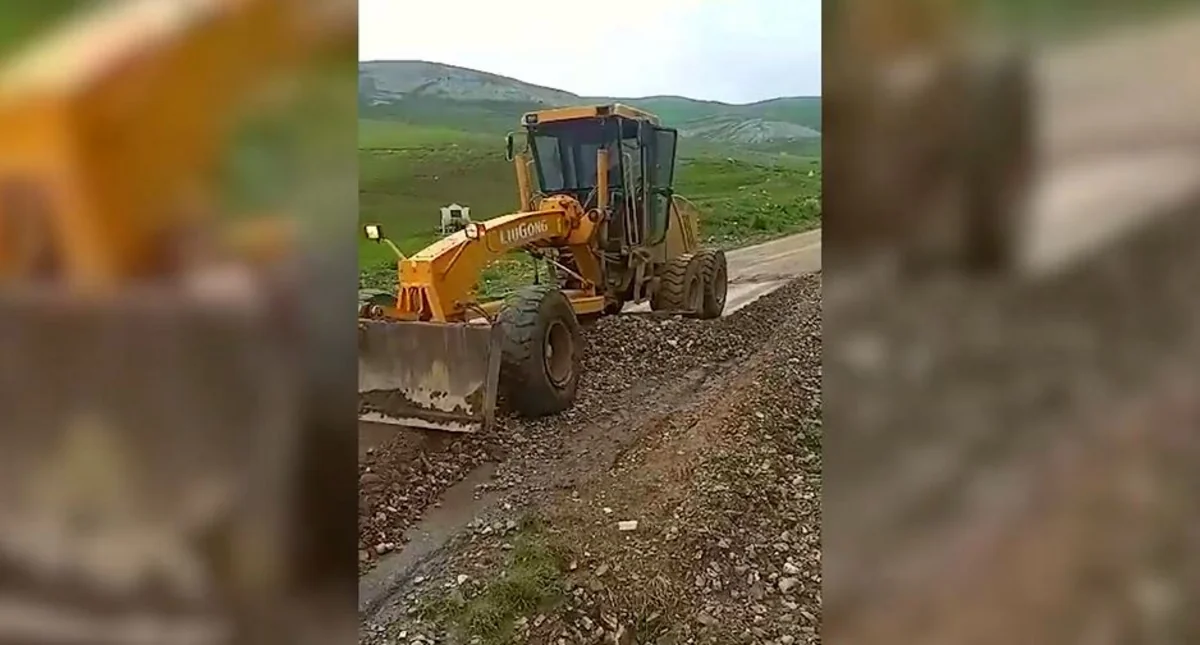 Daşkəsəndə bir sıra yollarda hərəkətin təhlükəsizliyi təmin edilib