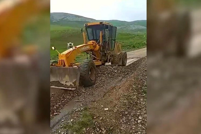 Daşkəsəndə bir sıra yollarda hərəkətin təhlükəsizliyi təmin edilib