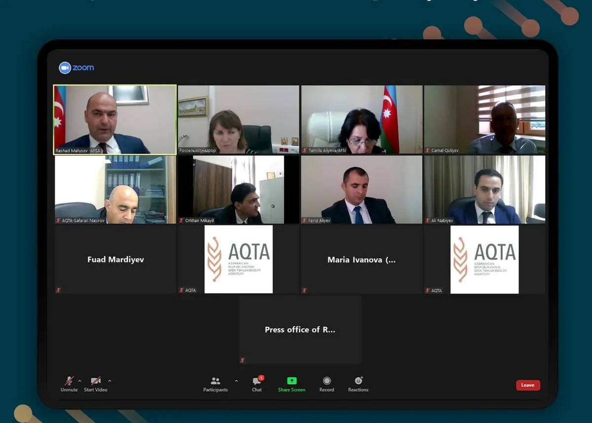 AQTA və Rosselxoznadzorun nümayəndə heyətləri arasında növbəti görüş keçirilib