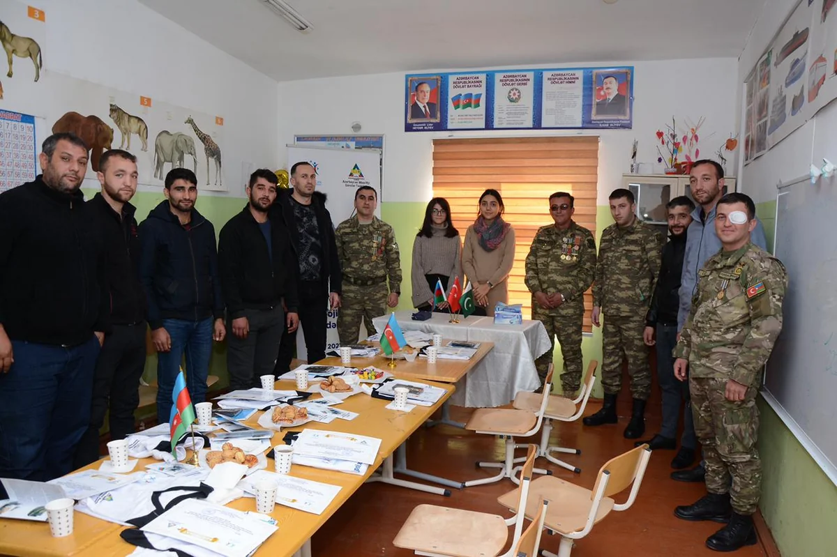Gənclər Təşkilatı qazilərə psixoloji dəstək aksiyaları keçirib 