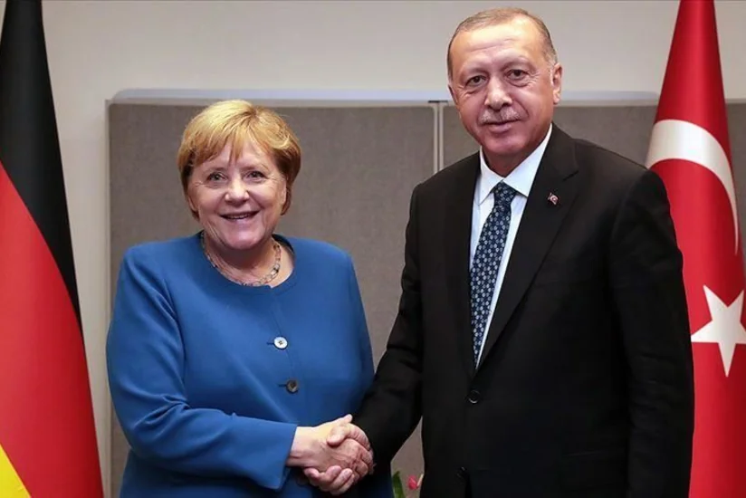 Ərdoğanla Merkel Liviya və Suriyadakı vəziyyəti müzakirə ediblər