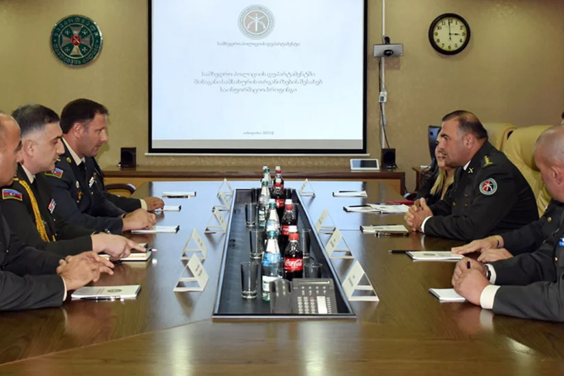 Delegation of Azerbaijan's Defense Ministry visits Georgia