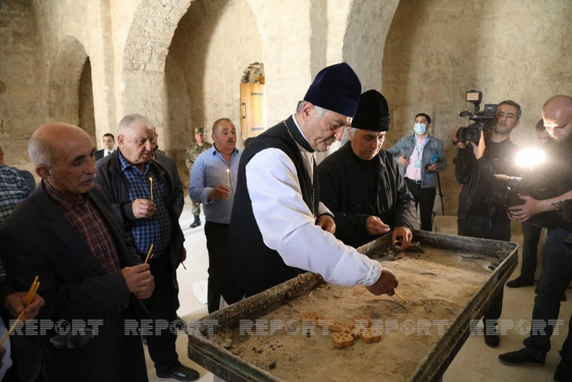 Albanian-Udi Christian religious community begins visit to Khojavend