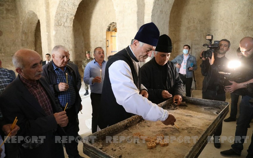 Albanian-Udi Christian religious community begins visit to Khojavend