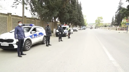 Polis Ağsuda karantini pozan 25 nəfəri cərimələdi - YENİLƏNİB - VİDEO