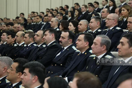 Baş Prokurorluqda qulluğa yeni qəbul edilmiş gənc hüquqşünasların andiçmə mərasimi keçirilib