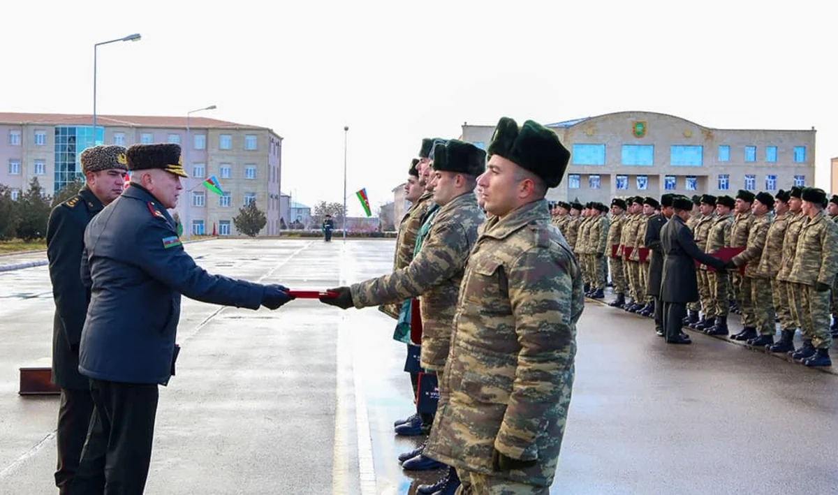 Naxçıvan Qarnizonu Qoşunlarında təşkil olunan növbəti kurslar başa çatıb
