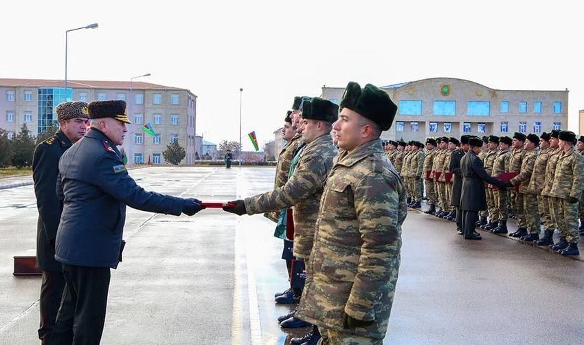 Naxçıvan Qarnizonu Qoşunlarında təşkil olunan növbəti kurslar başa çatıb