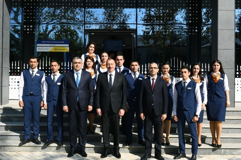 Ağdaşda “Şəbəkə” Xidmət Mərkəzi istifadəyə verilib - YENİLƏNİB