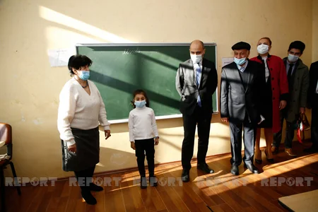 Emin Əmrullayev Tbilisinin 120 yaşlı azərbaycandilli məktəbinə baş çəkib