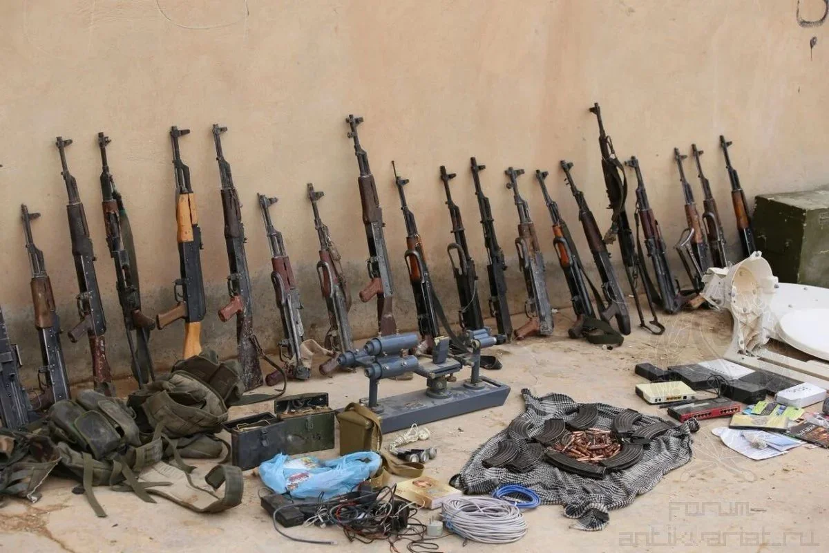 Numerous weapons, ammunition, found in Azerbaijan's Khankandi