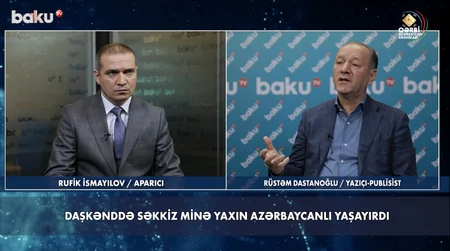 Yazıçı-publisist: Daşkənddə səkkiz minə yaxın azərbaycanlı yaşayırdı