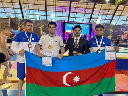 Azərbaycan sumoçuları Avropa çempionatında 11 medal qazanıblar