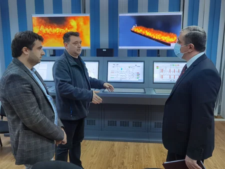 Delegation of Azerbaijan's State Maritime and Port Agency visiting Georgia