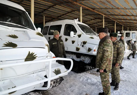 Проверена боеготовность воинских частей в Кяльбаджаре и Лачыне