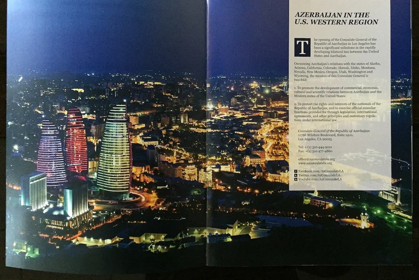 Booklet on Azerbaijan published in Los Angeles