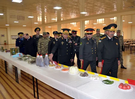 Uzbek defence minister visits military unit in Azerbaijan