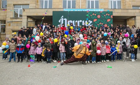 İDEA İctimai Birliyinin təşəbbüsü ilə Xızı rayonunda uşaqlar üçün Novruz şənliyi keçirilib