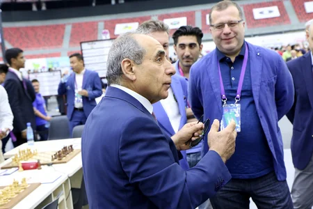 Bakıda 42-ci Ümumdünya Şahmat Olimpiadasında V turun görüşləri keçirilib
