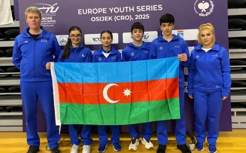 Azərbaycanın stolüstü tennisçiləri Xorvatiyada beynəlxalq yarışa qatılıblar