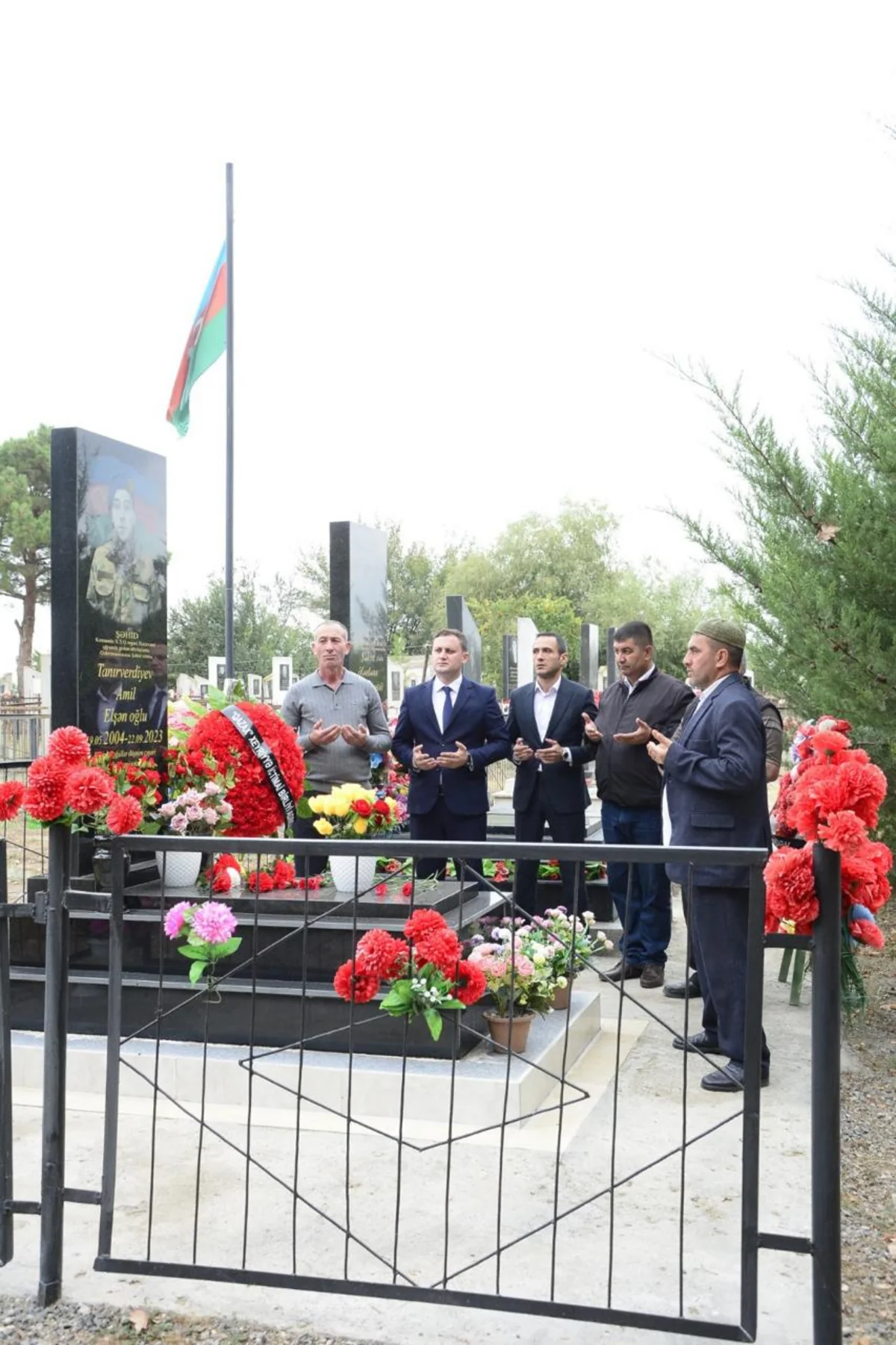 Antiterror tədbirləri zamanı şəhid olan Amil Tanrıverdiyevin anım mərasimi keçirilib 