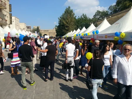 Bakıda “Avropa şəhərciyi”nin açılışı olub - FOTO