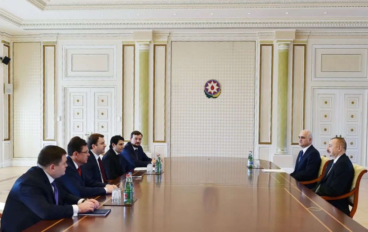 President Ilham Aliyev receives Russian minister of economic development