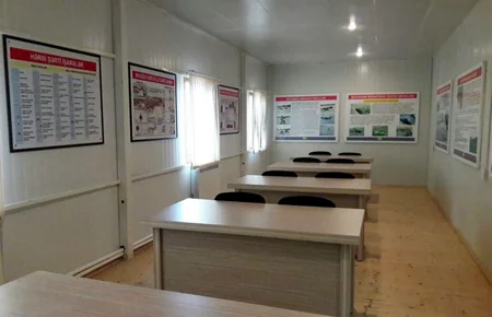 A new military unit built for Azerbaijani army was put into operation on the frontline