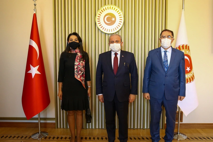 Azərbaycan Ombudsmanı Türkiyə parlamentinin sədri ilə görüşüb