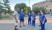 MOK nümayəndəsi idman gimnastlarımızla görüşüb
